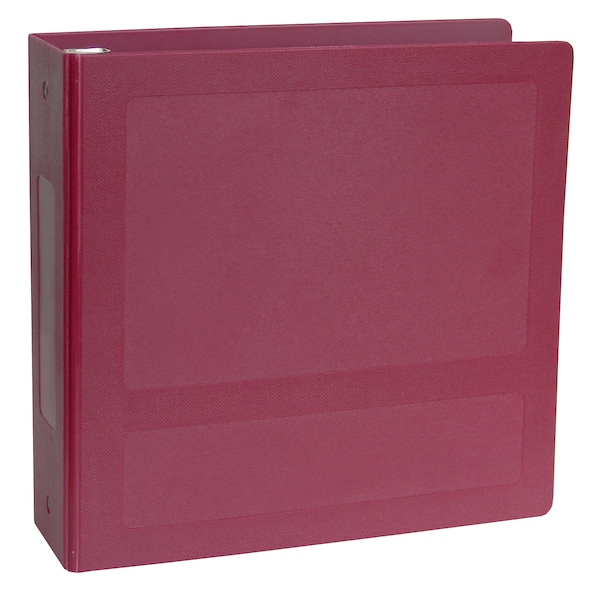2 Inch Side Open 3 Ring Binder In Burgundy, PK5